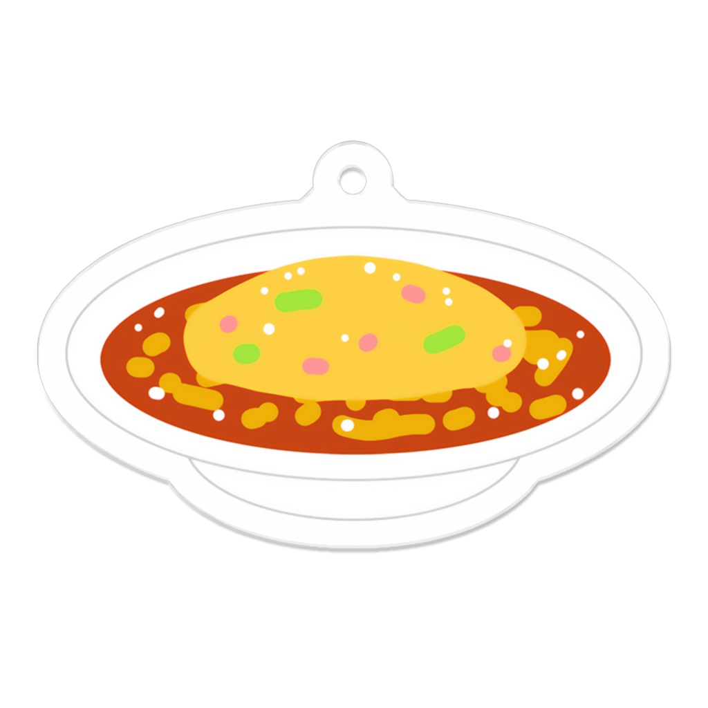 天津飯 アクリルキーホルダー