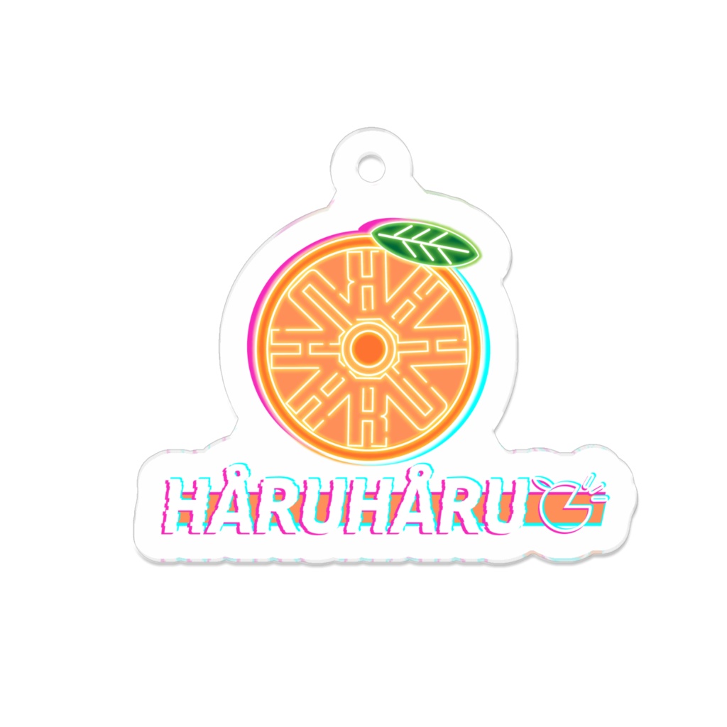 HÅRUHÅRUロゴキーホルダー