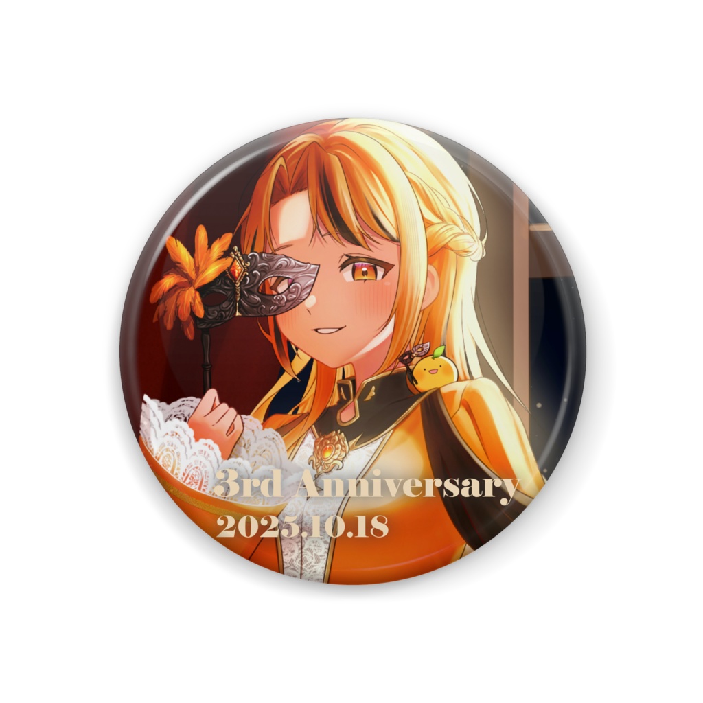 【缶バッジ】3周年記念 舞踏会 微笑みver.