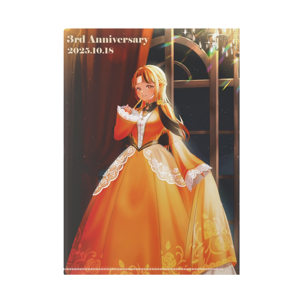 【クリアファイル】3周年記念 舞踏会 微笑みver.