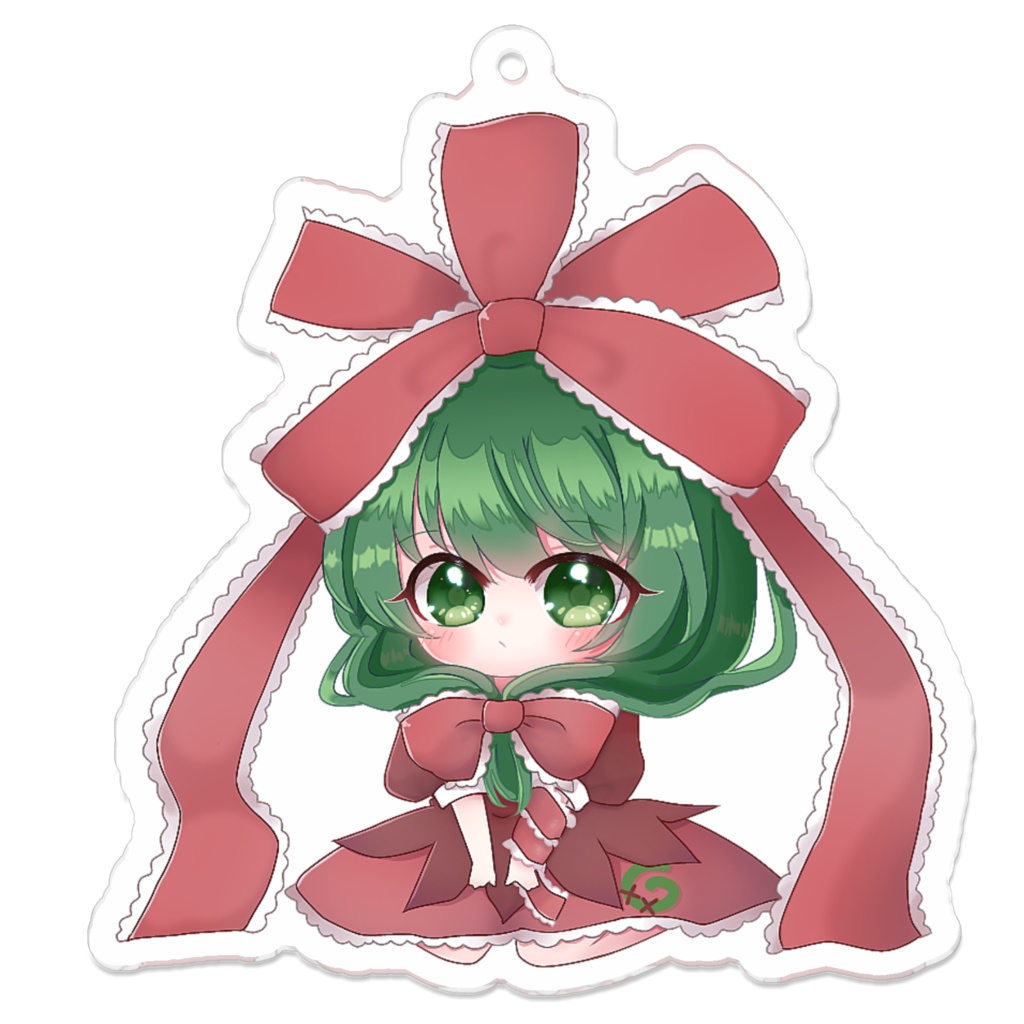 おすわり雛ちゃんキーホルダー