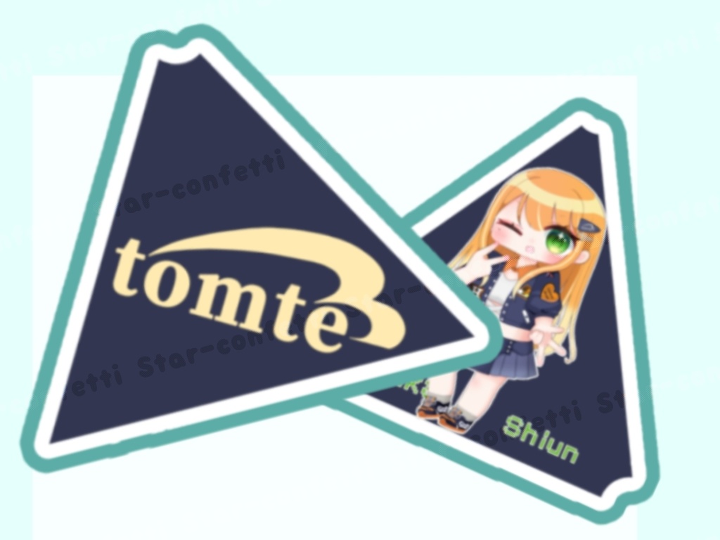 清夏のTomteさんかくポーチ