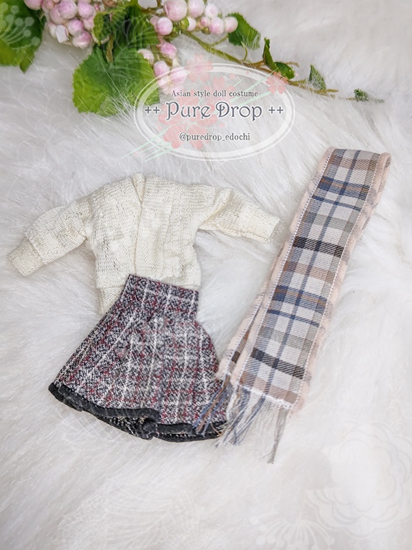 1/12サイズ スクールカジュアル3点セット (創彩少女庭園・夏服ボディ)