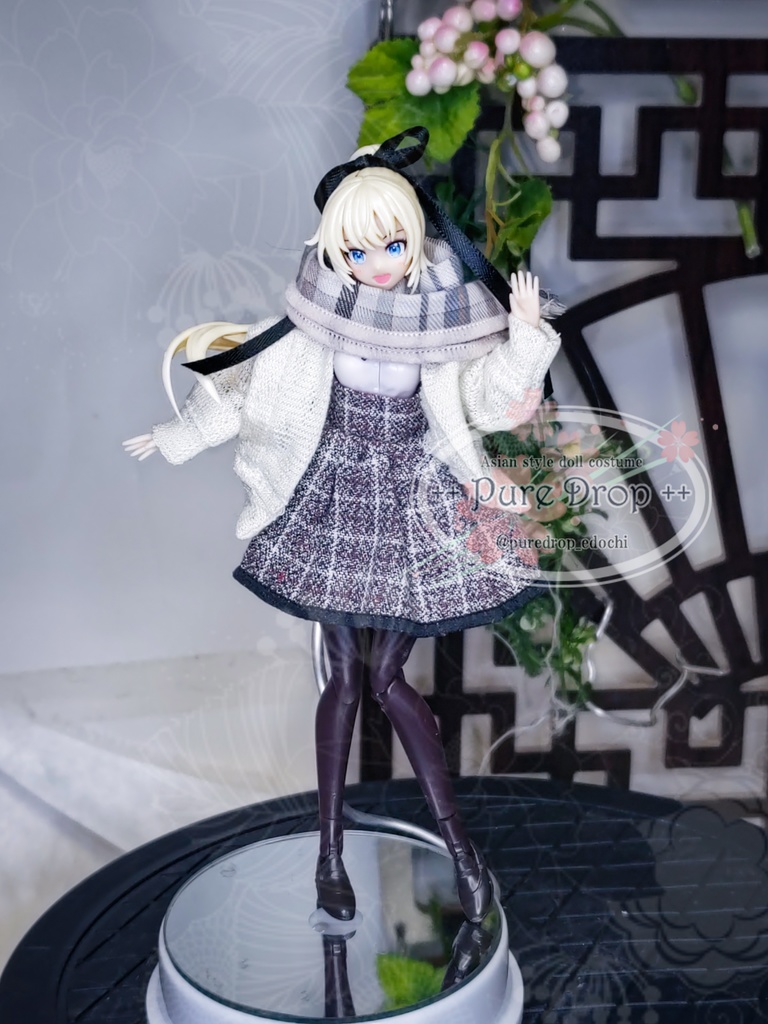 1/12サイズ スクールカジュアル3点セット (創彩少女庭園・夏服ボディ)