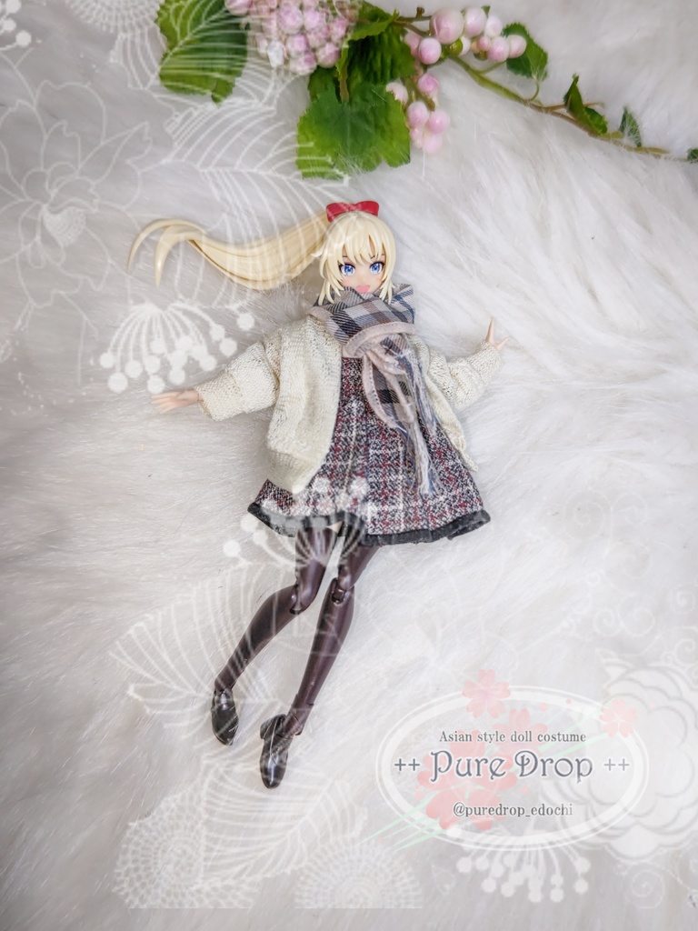 1/12サイズ スクールカジュアル3点セット (創彩少女庭園・夏服ボディ)