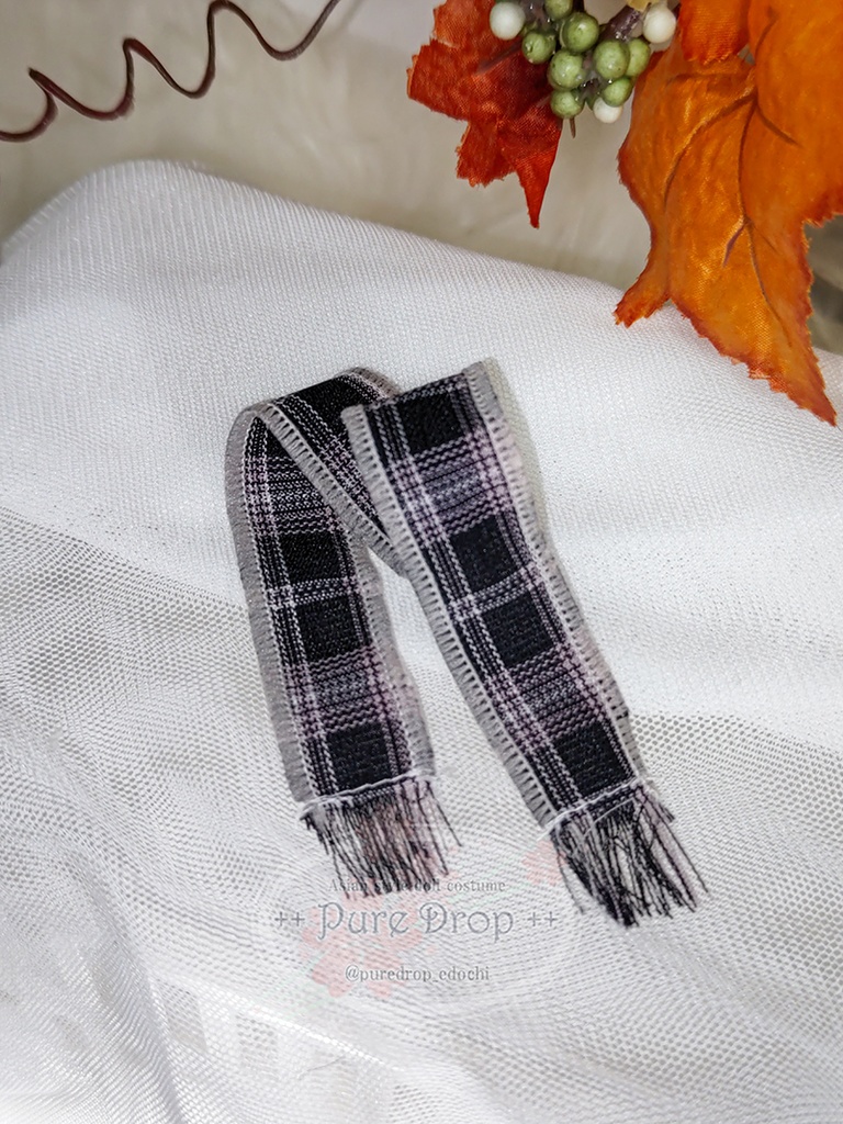 Pure Drop■1/12サイズ カジュアル4点セット タータンチェックマフラーver(創彩少女庭園・ドレスアップボディ)