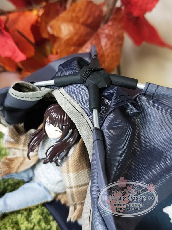 1/12サイズ ソロドームテント 自立式テント グレー