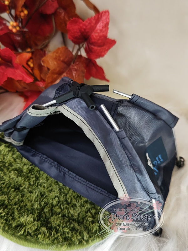 1/12サイズ ソロドームテント 自立式テント グレー