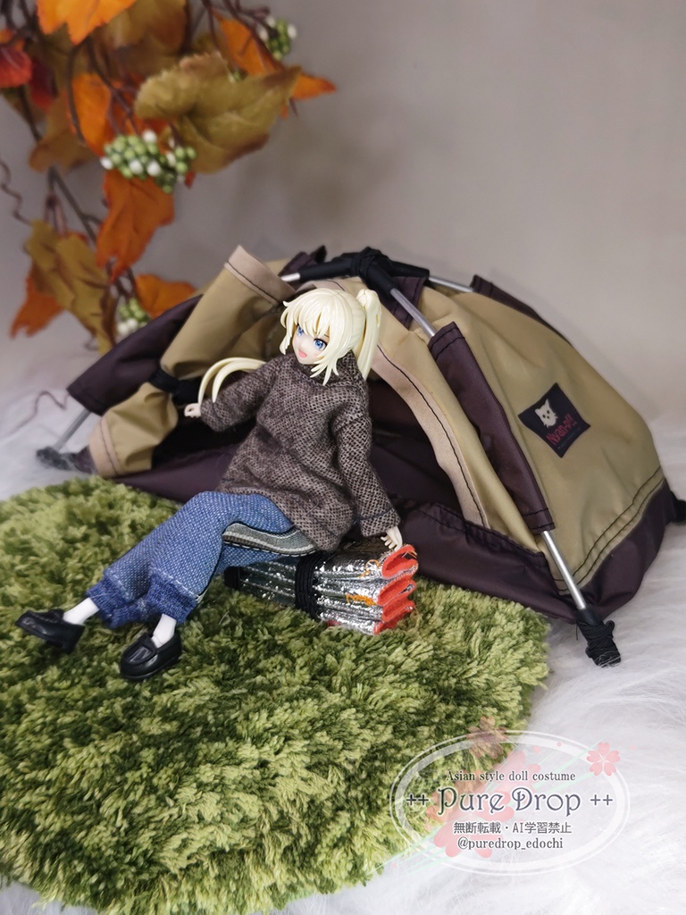 1/12サイズ ソロドームテント 自立式テント