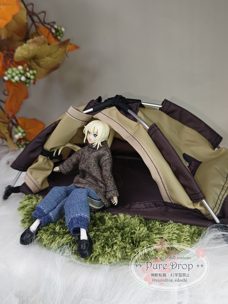 1/12サイズ ソロドームテント 自立式テント