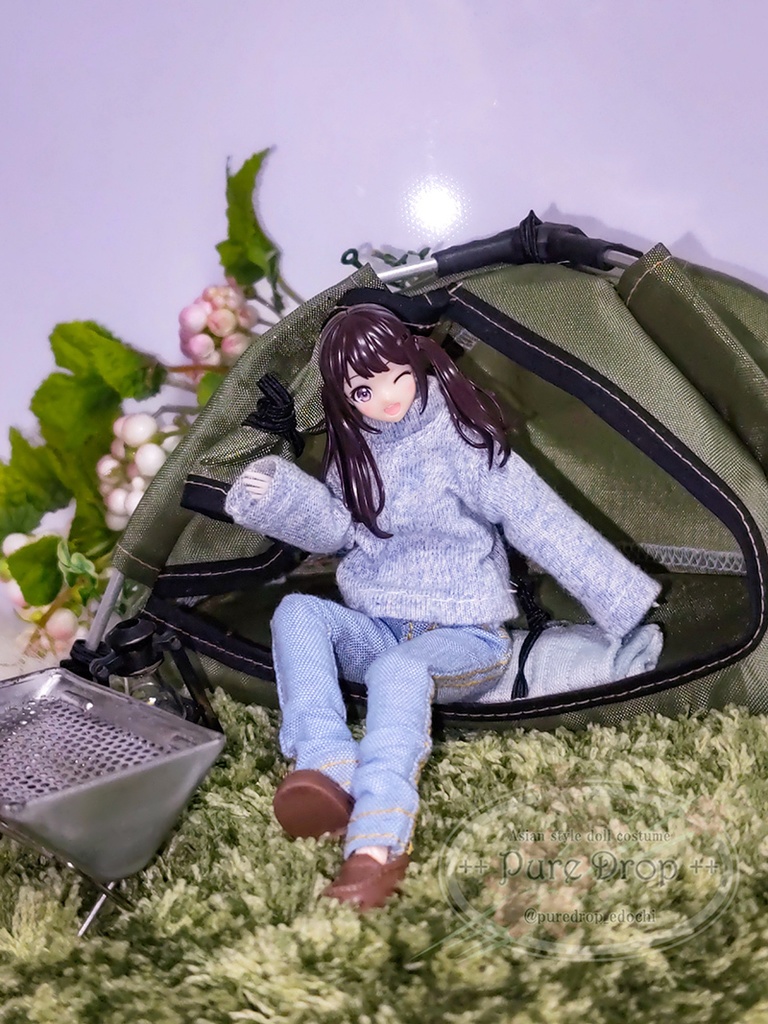 1/12サイズ スリムジーンズ (創彩少女庭園・ドレスアップボディM)