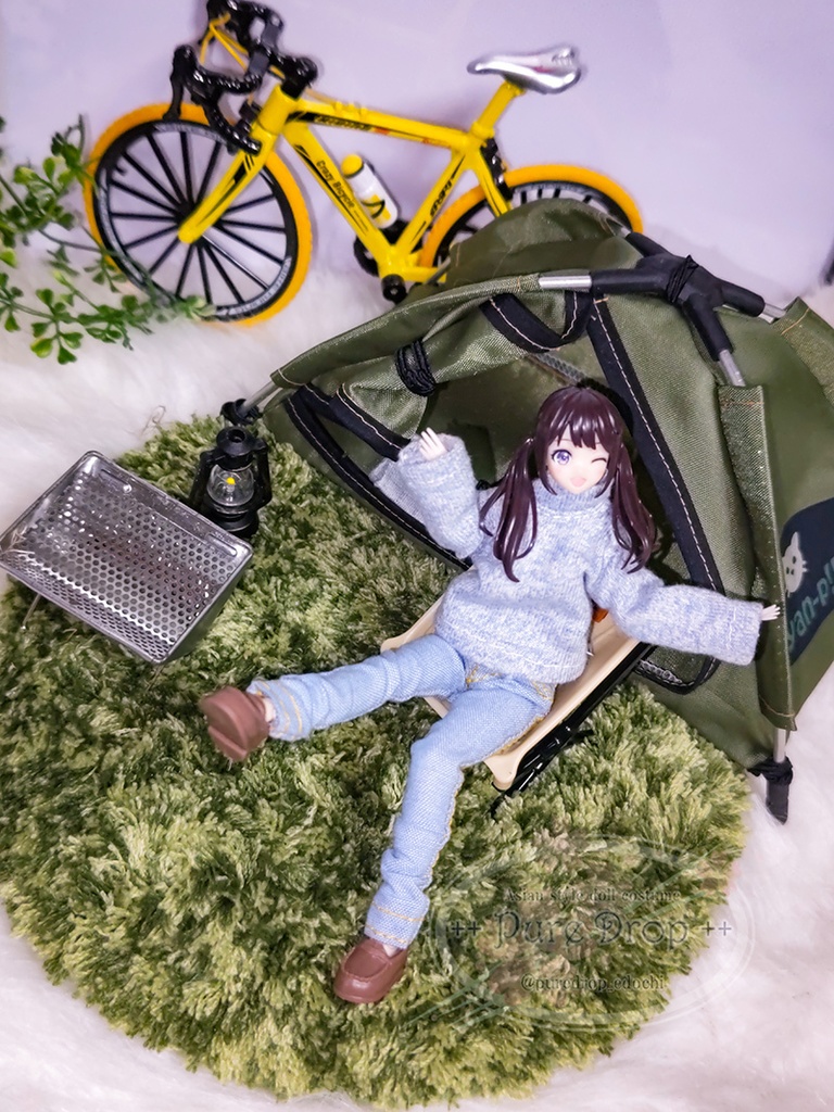 1/12サイズ スリムジーンズ (創彩少女庭園・ドレスアップボディM)