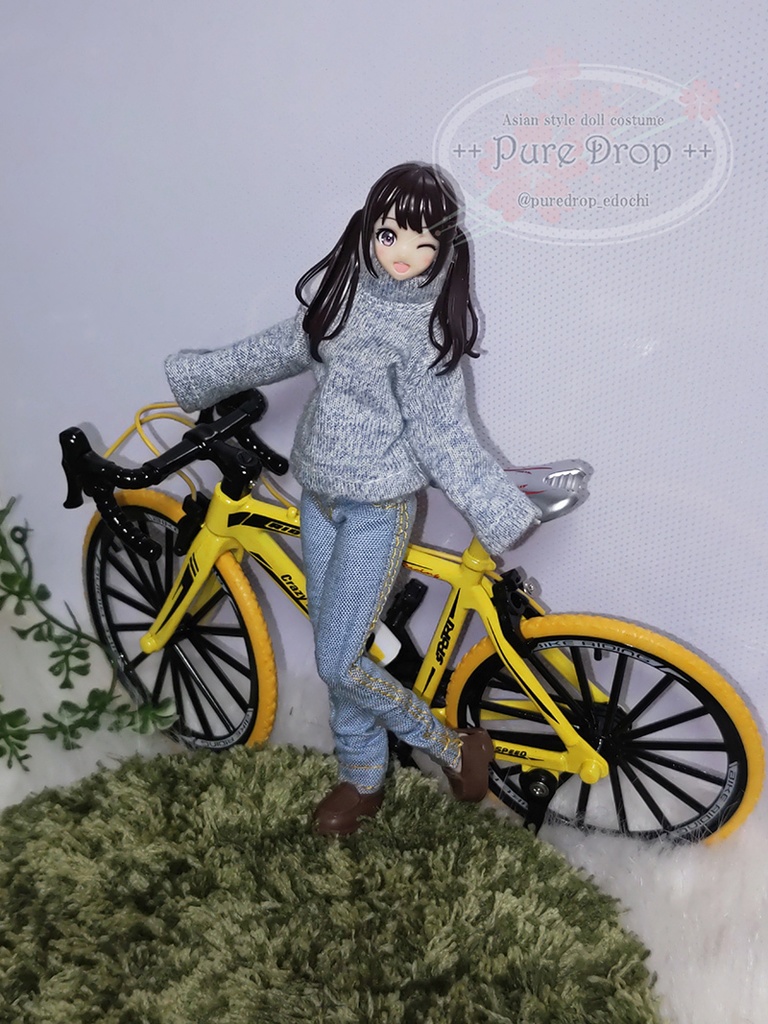 1/12サイズ スリムジーンズ (創彩少女庭園・ドレスアップボディM)