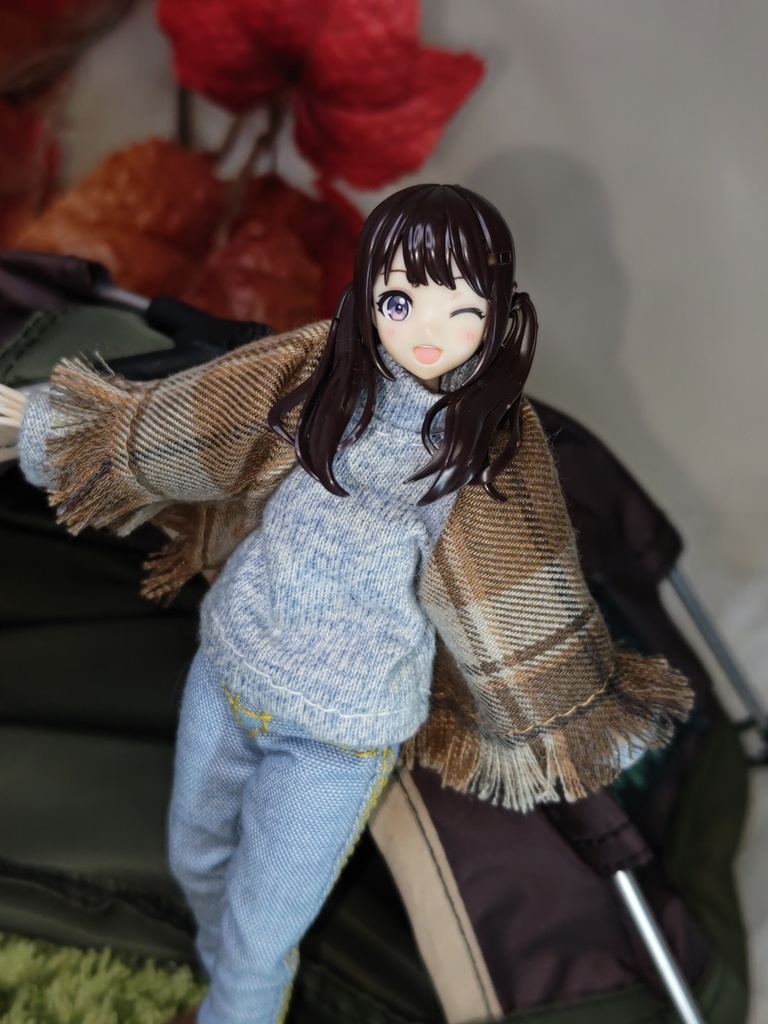 1/12サイズ ストール (創彩少女庭園・ドレスアップボディMで着用確認)