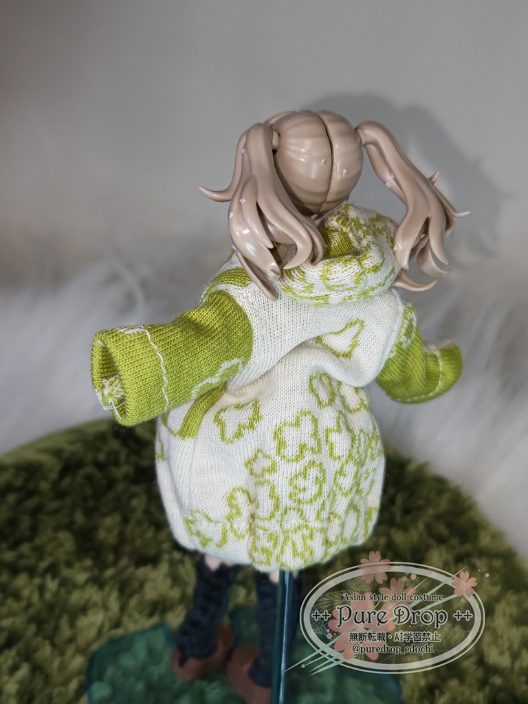 1/12 ニットパーカー (創彩少女庭園ドレスアップボディM・S着用確認)