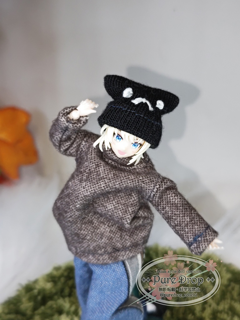 1/12 ニット帽 (創彩少女庭園でサイズ確認)