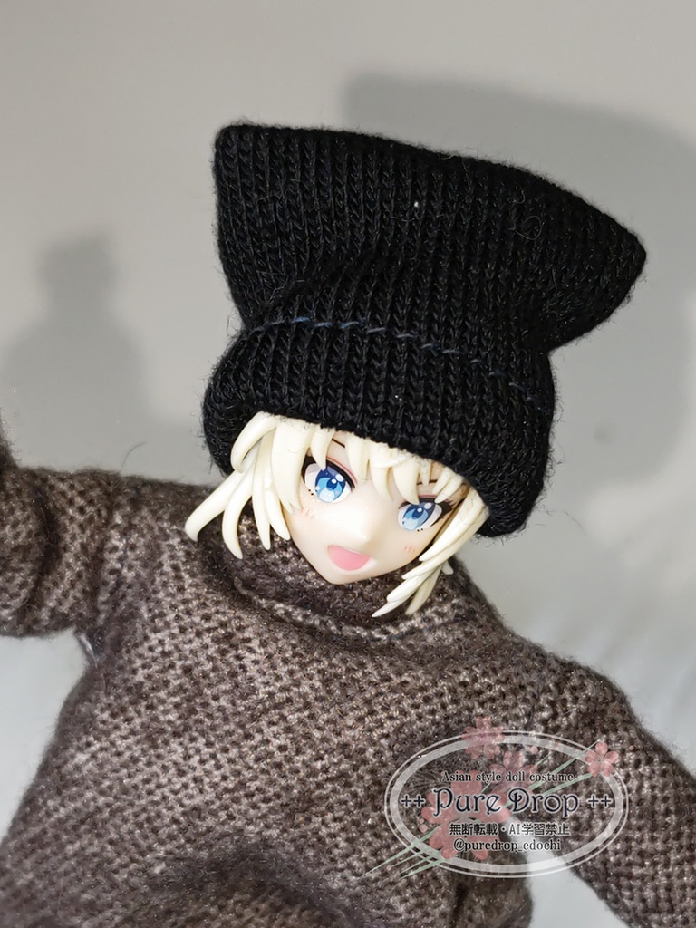 1/12 ニット帽 (創彩少女庭園でサイズ確認)