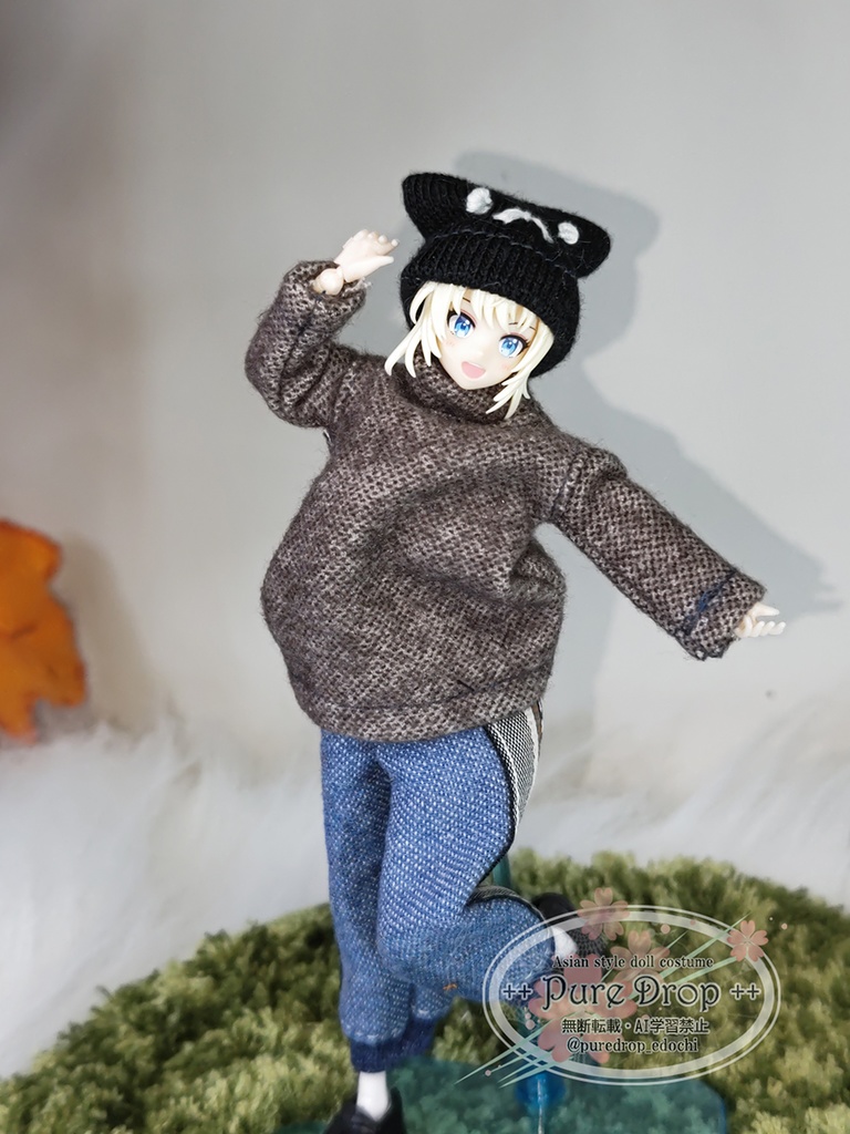 1/12 ニット帽 (創彩少女庭園でサイズ確認)