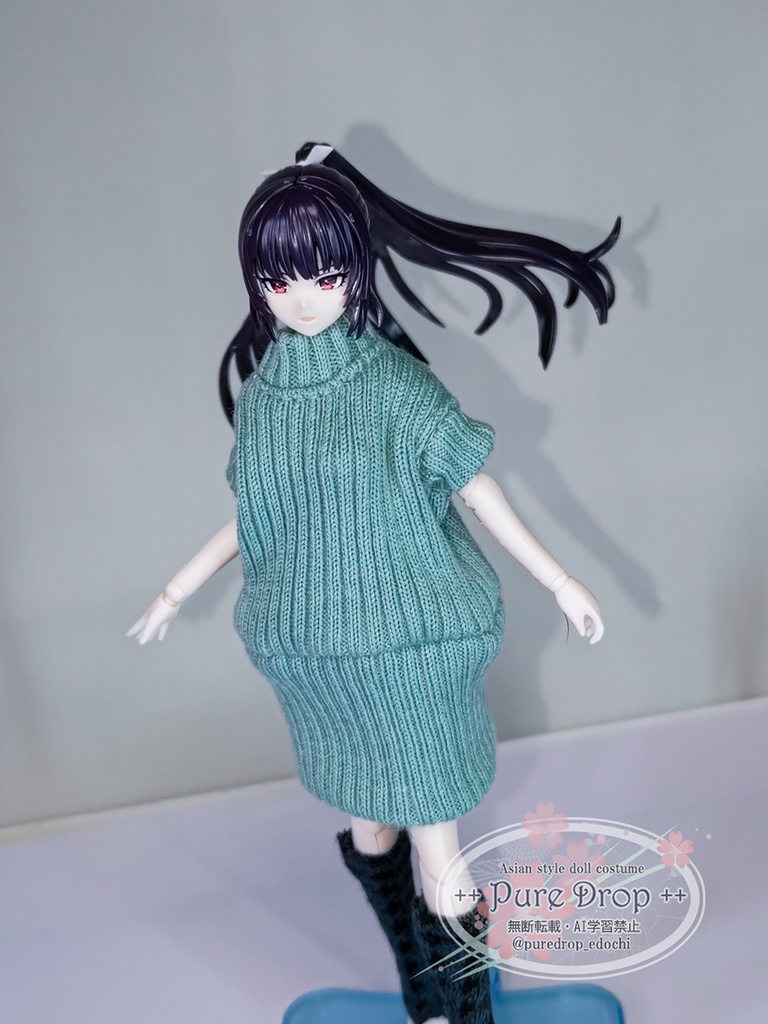 1/12 　ニットワンピ　(創彩少女庭園・ドレスアップボディMで着用確認)