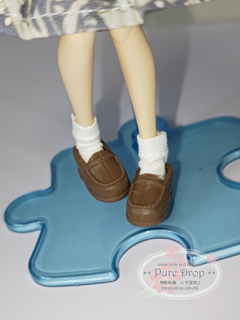 1/12 1/10 サイズ ショートソックス (創彩少女庭園ドレスアップMボディで確認)