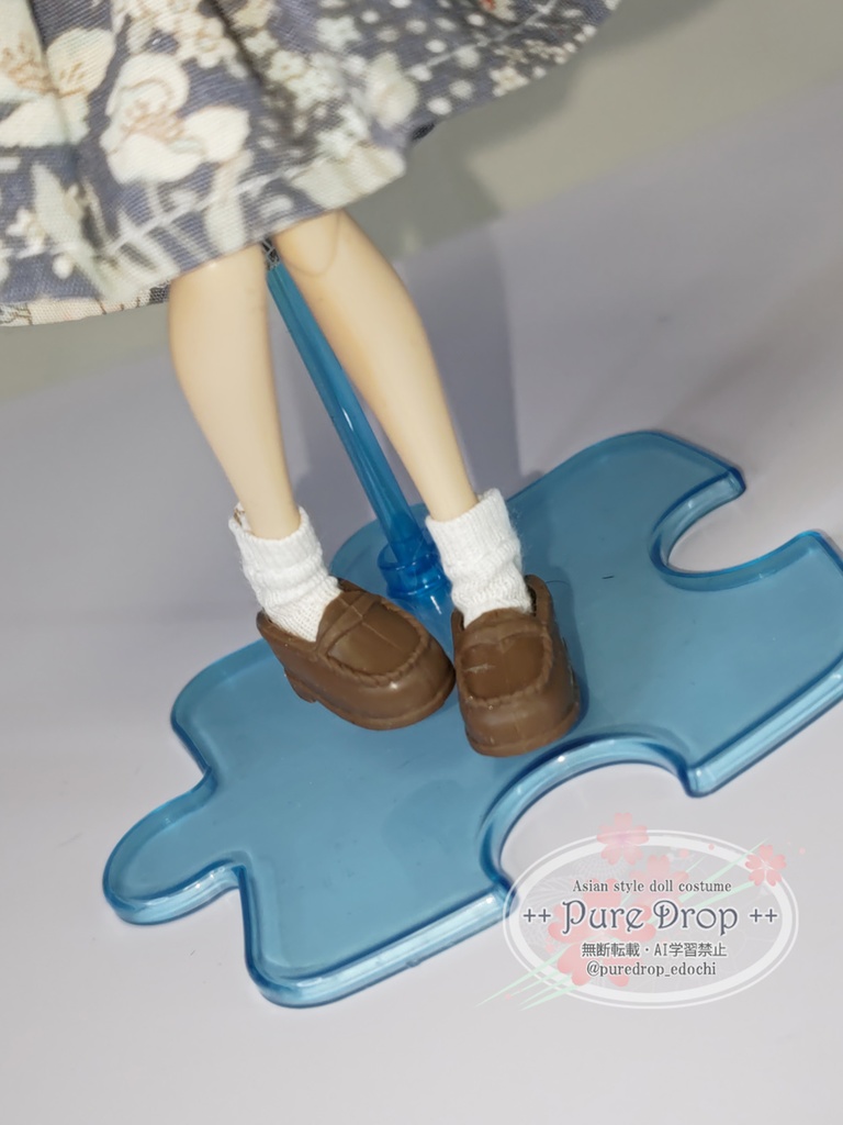 1/12 1/10 サイズ ショートソックス (創彩少女庭園ドレスアップMボディで確認)