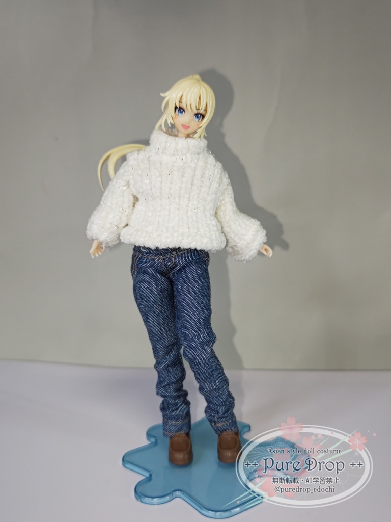 1/12 1/10 スリムジーンズ・ブルー(創彩少女庭園Lボディ確認)