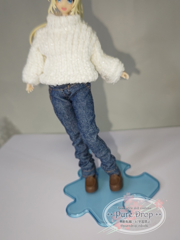 1/12 1/10 スリムジーンズ・ブルー(創彩少女庭園Lボディ確認)