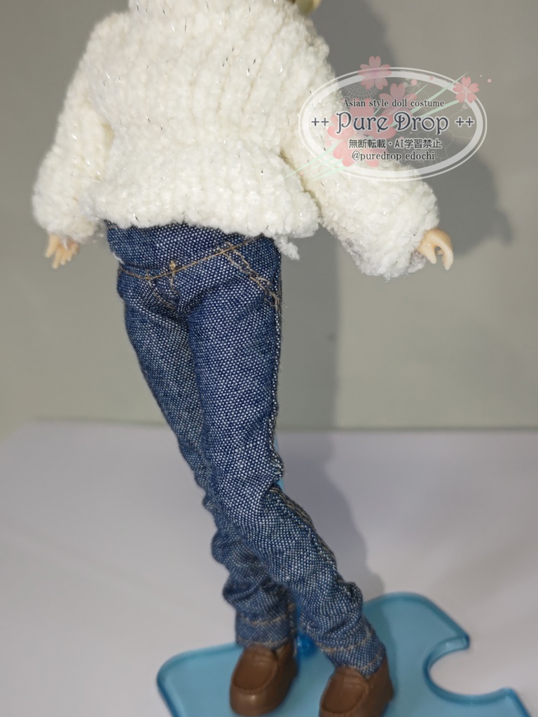 1/12 1/10 スリムジーンズ・ブルー(創彩少女庭園Lボディ確認)