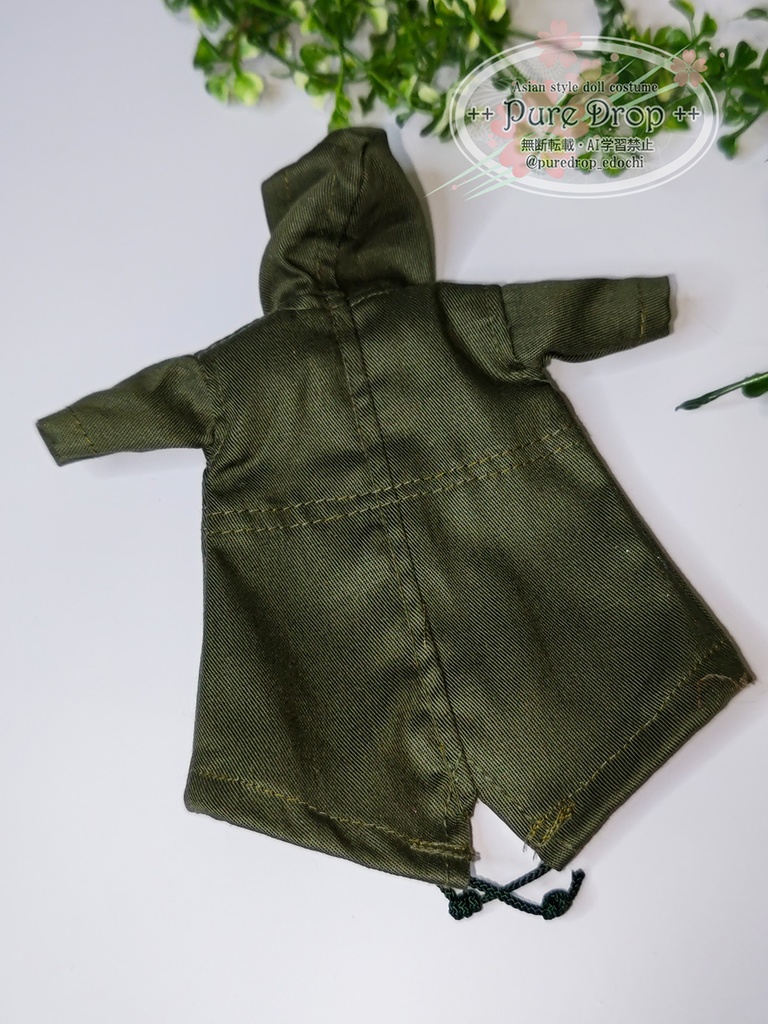 1/10 1/12 モッズコートカーキ (創彩少女庭園ドレスアップボディL確認)