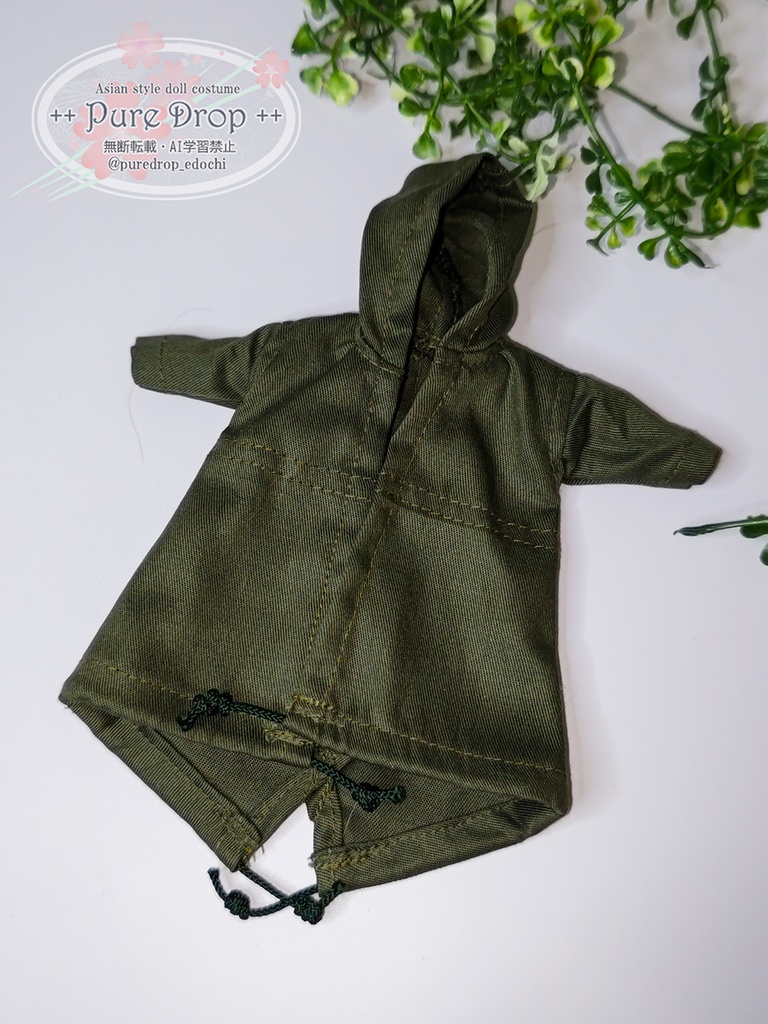 1/10 1/12 モッズコートカーキ (創彩少女庭園ドレスアップボディL確認)
