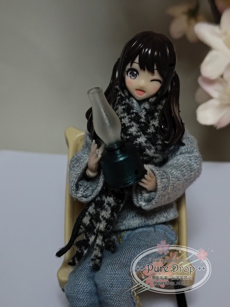 1/10・1/12サイズ ガスランタン グリーン・ゴールド・無垢