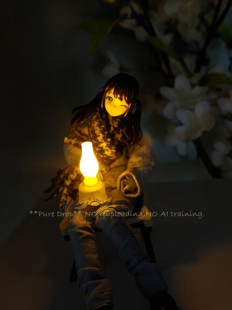 1/10・1/12サイズ ガスランタン グリーン・ゴールド・無垢