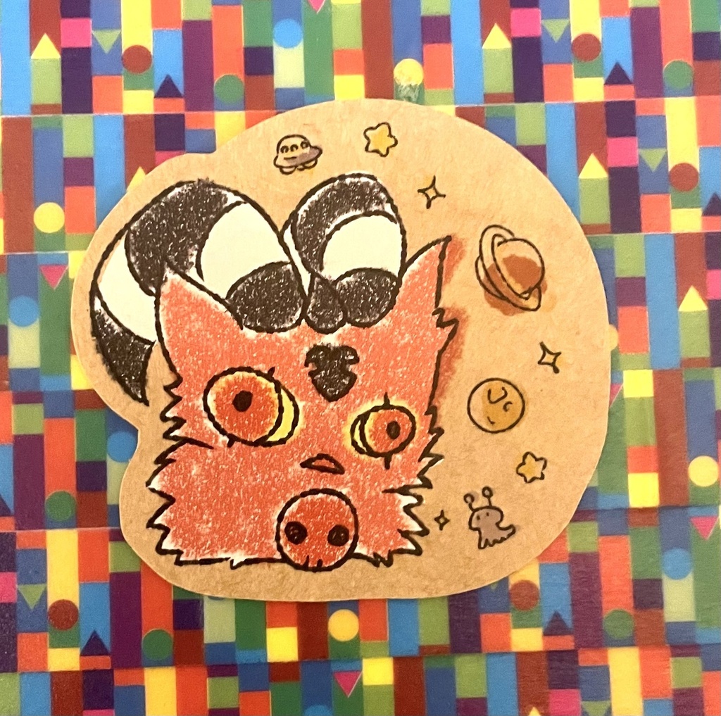 宇宙猫ッツィステッカー