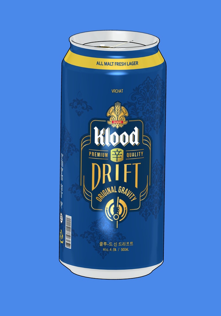 [Free/無料] Korean_BEER_Can_Klood_韓国ビール
