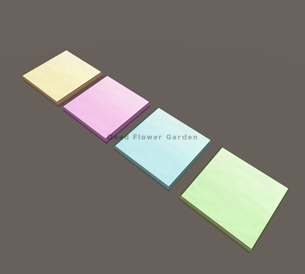 めくれる付箋 ブレンドシェイプ