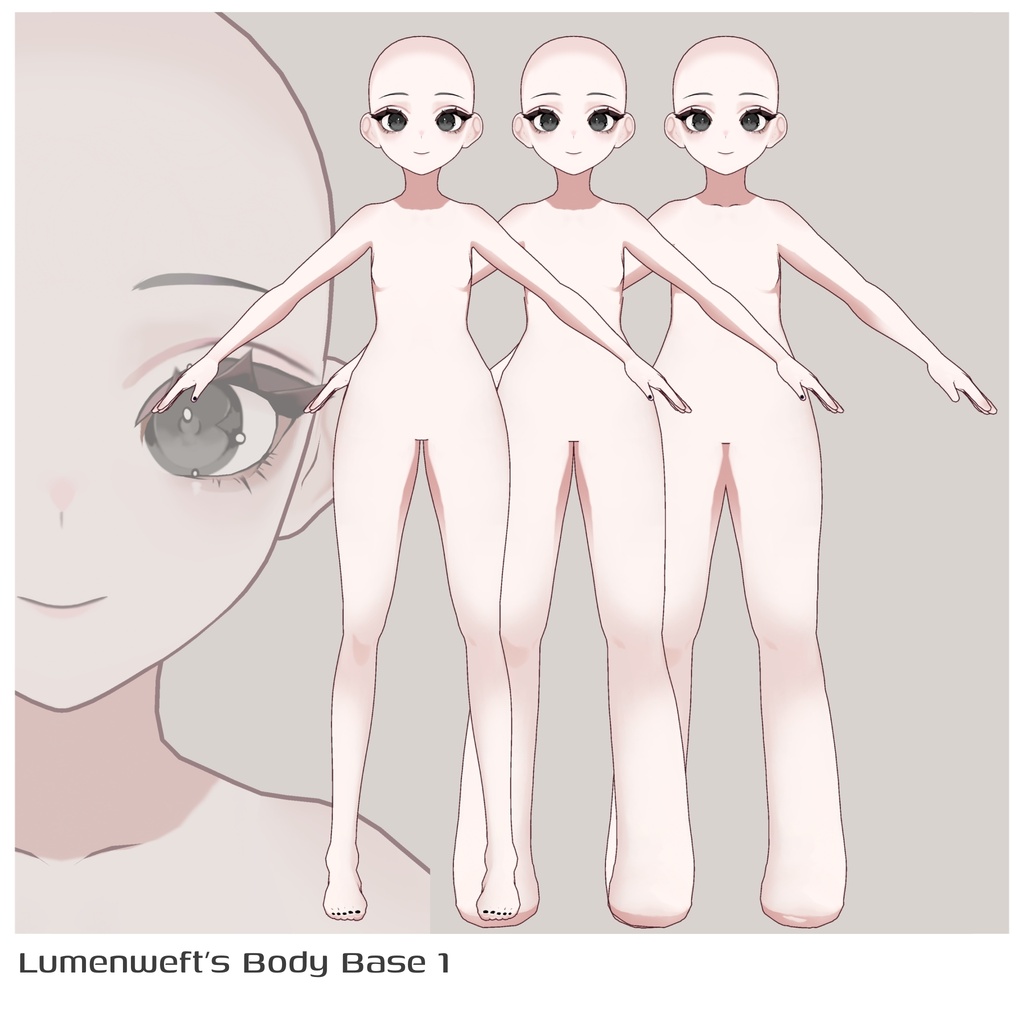 【VRoid正式版】Lumenweft's Body Base 1 