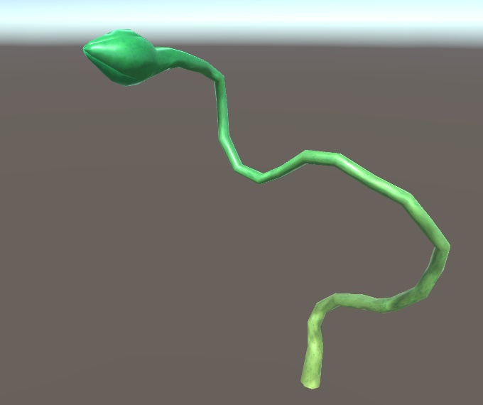 無料3Dモデル「花のような触手」