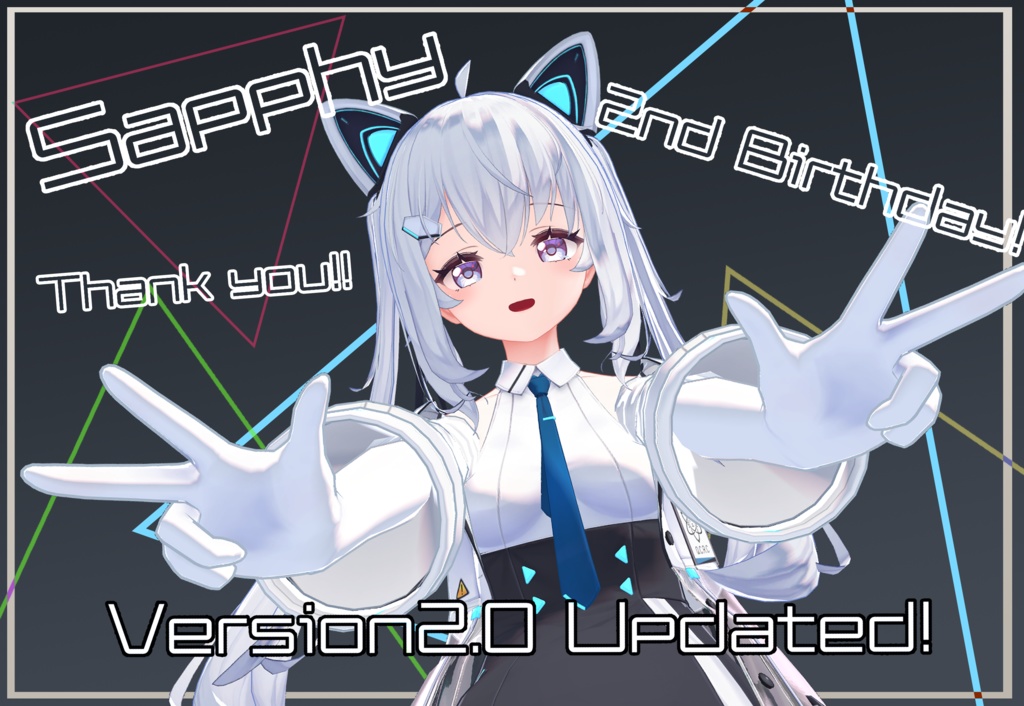 【オリジナル3Dモデル】サフィー-Sapphy- V2