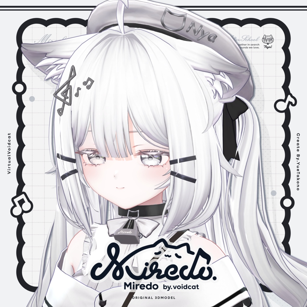 【オリジナル3Dモデル】ミレド -Miredo-