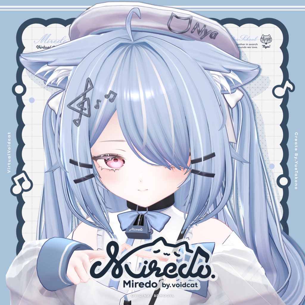 【オリジナル3Dモデル】ミレド -Miredo-