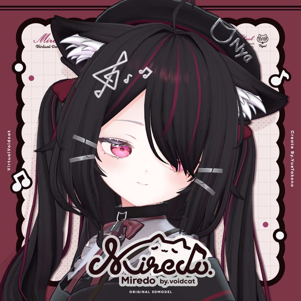 【オリジナル3Dモデル】ミレド -Miredo-