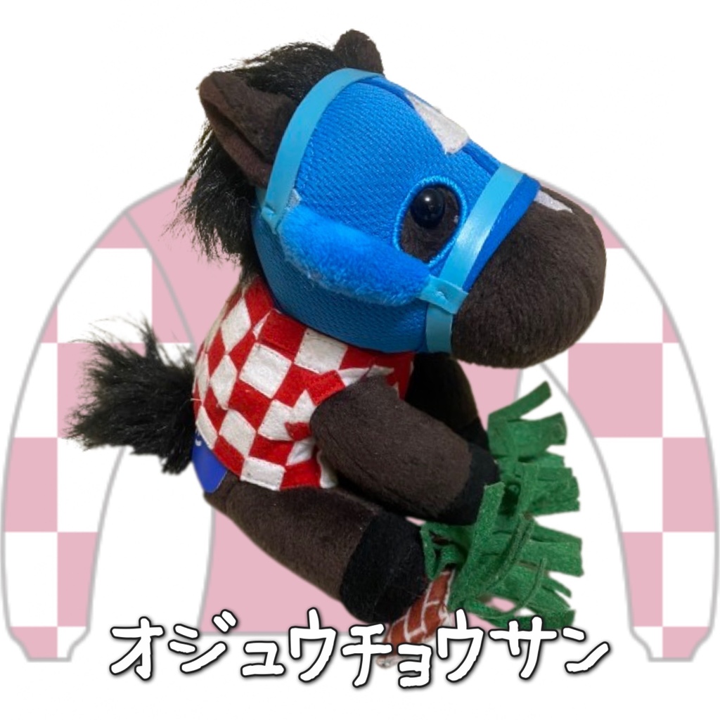 アイドルホース ◼️オジュウチョウサン◼️、S/M/L ( スタンダードタイプ、(S)マスコットサイズ/(M)レギュラーサイズ /(L)ビッグサイズの3種)、勝負服着せ替え ( ぬい服 )