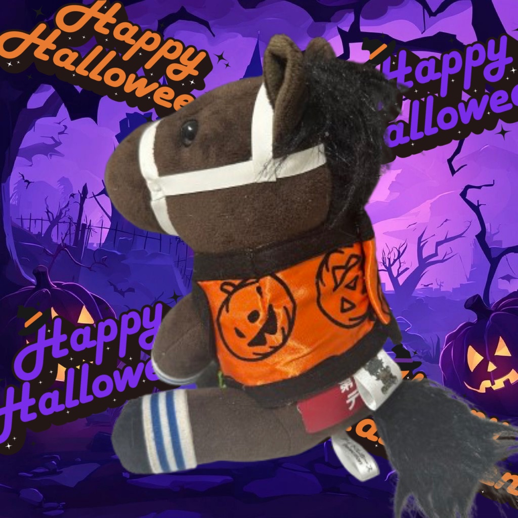 ⬛︎アイドルホース ◼️ハロウィン仮装⬛︎勝負服柄◼️(S)(マスコットサイズ) (M)レギュラーサイズ(L)ビッグサイズ ◼️勝負服着せ替え ( ぬい服 )