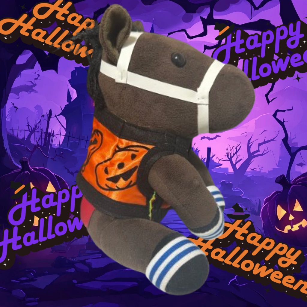 ⬛︎アイドルホース ◼️ハロウィン仮装⬛︎勝負服柄◼️(S)(マスコットサイズ) (M)レギュラーサイズ(L)ビッグサイズ ◼️勝負服着せ替え ( ぬい服 )