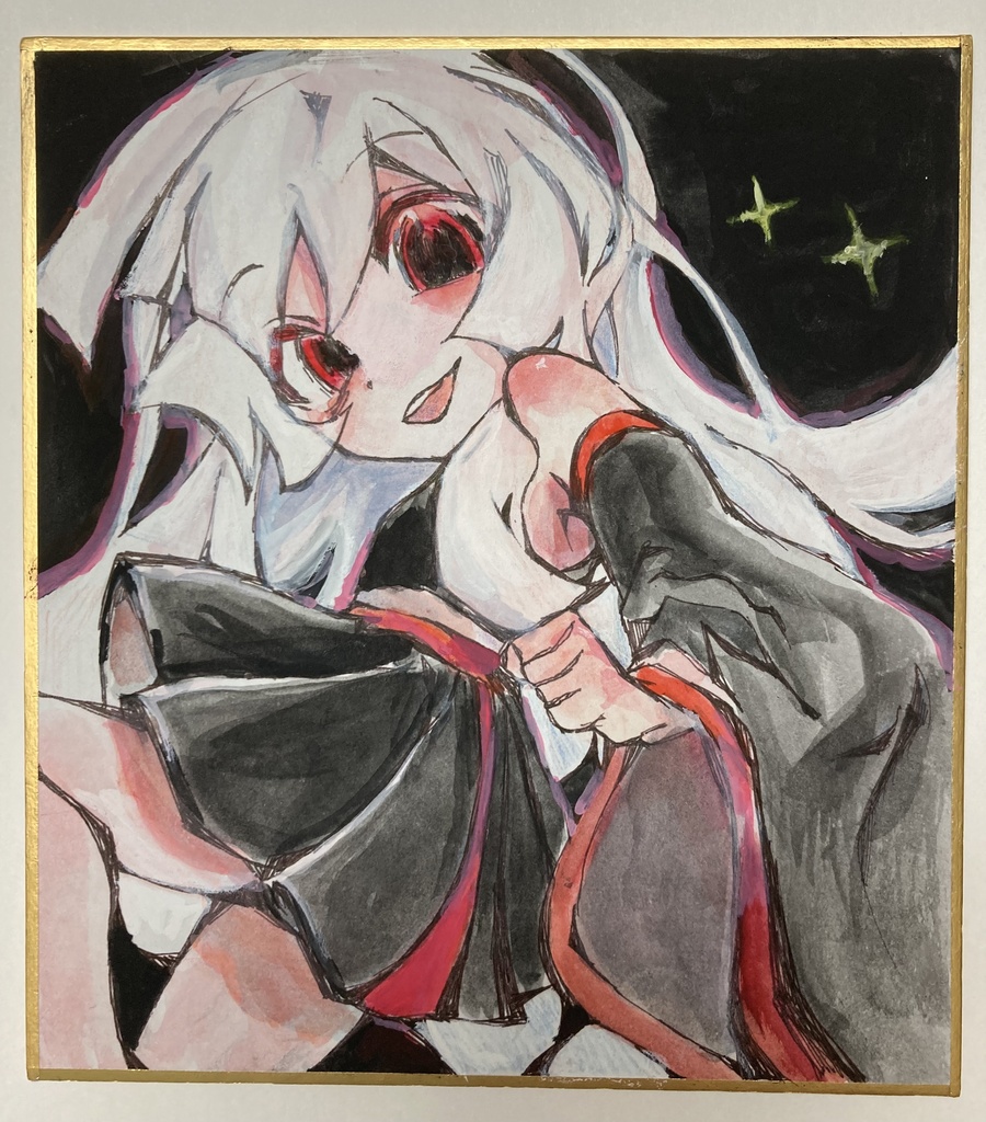 ミニ色紙原画