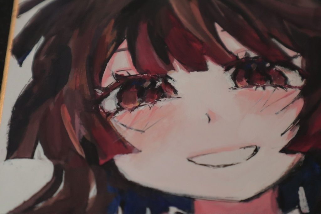 幸赤ミニ色紙原画②