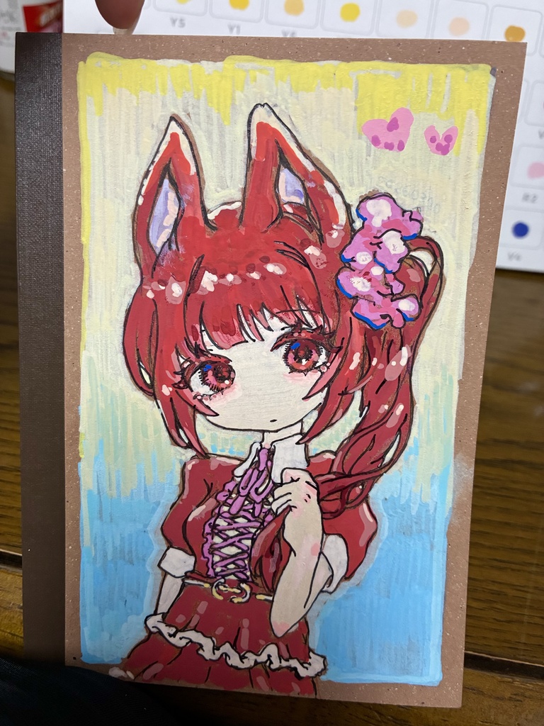 在庫有り/表紙原画ミニノート