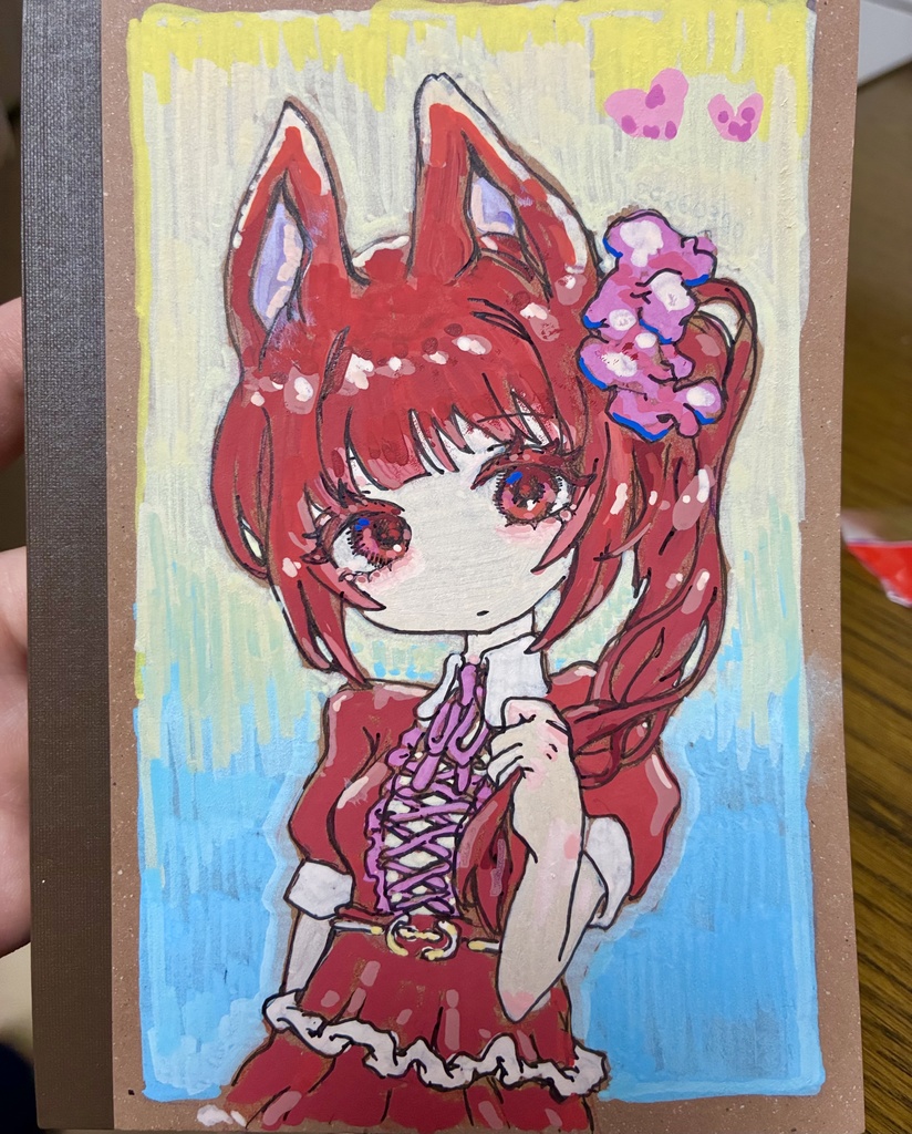 在庫有り/表紙原画ミニノート