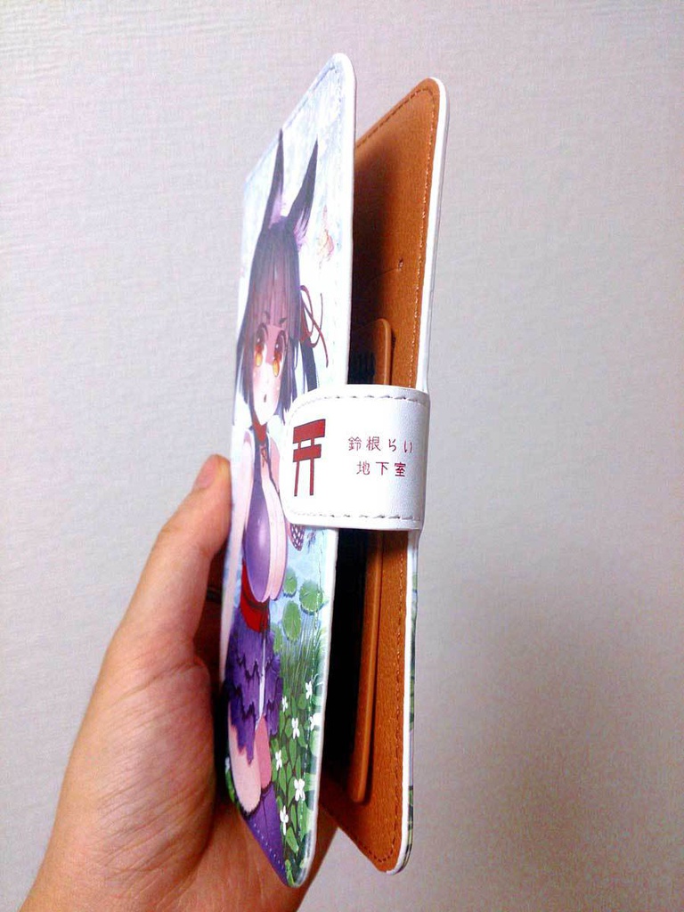 のじゃ■リババア狐さま(シロ&クロ)手帳型Androidケース