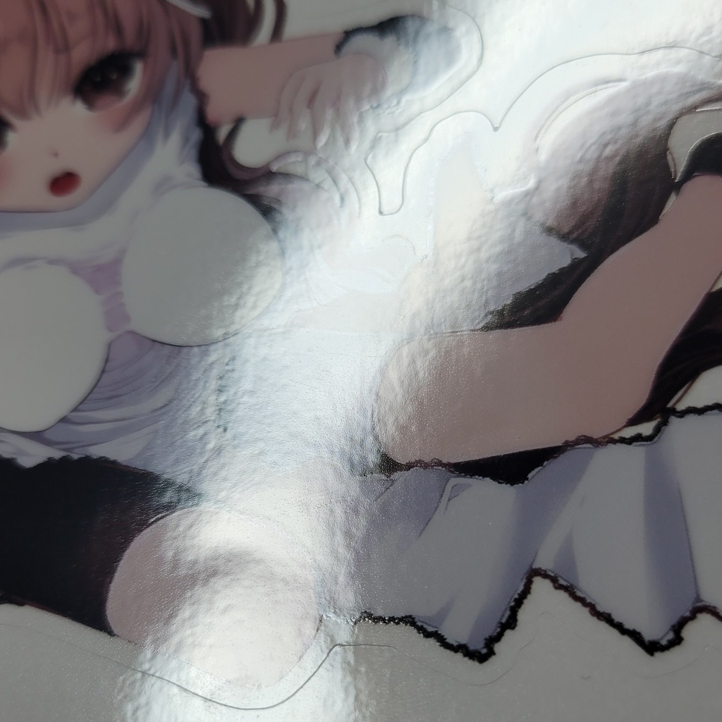 心のチンポジちゃん「ツリ目★無罪パンダ」ステッカー(地べた座りver.)